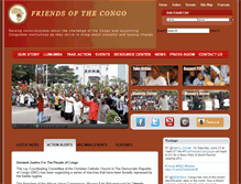 Tablet Screenshot of friendsofthecongo.org